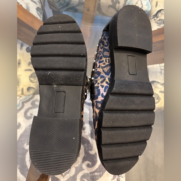 Betsy Johnson Braylon Leopard Print Loafers Size 9 - Picture 8 of 8